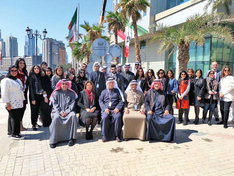 جانب من فعالية احتفال البنك أمس الأول