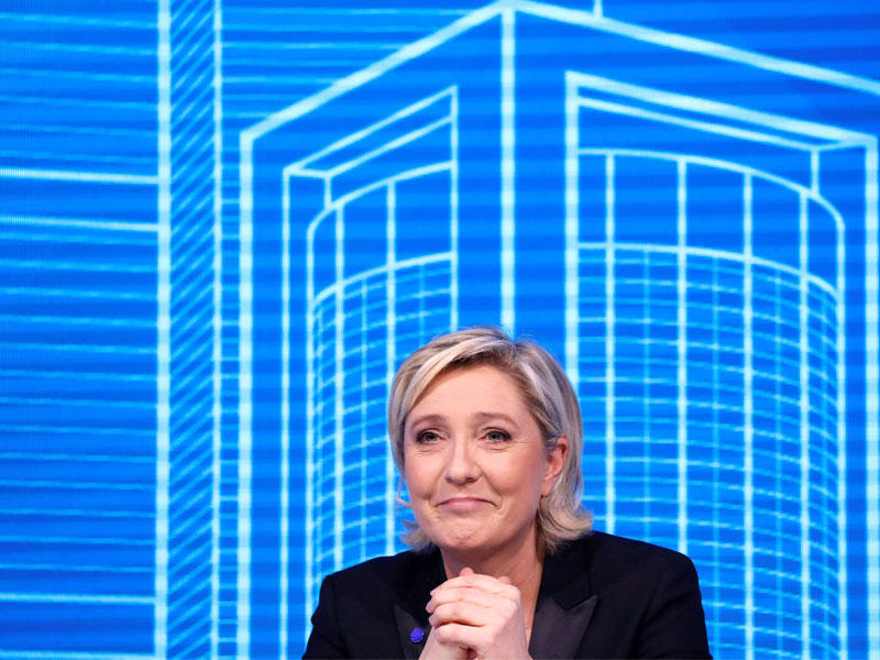 مرشحة اليمين المتطرف للرئاسة الفرنسية مارين لوبن