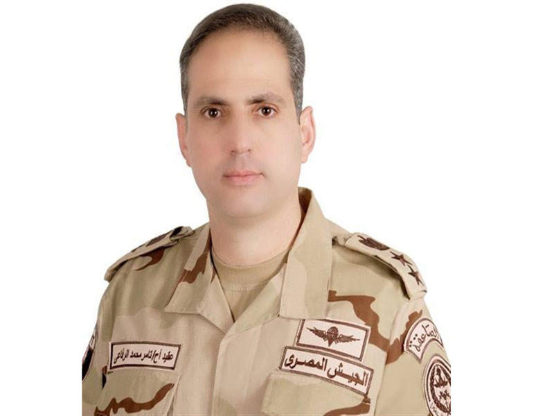  الناطق باسم الجيش المصري العقيد تامر الرفاعي