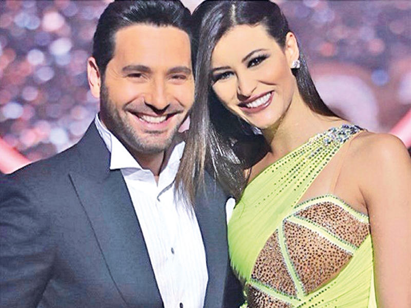 عارضة الأزياء التونسية ريم السعيدي و الإعلامي وسام بريدي