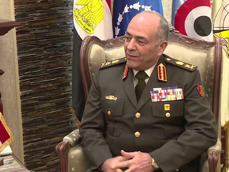 رئيس أركان القوات المسلحة الفريق محمود حجازي