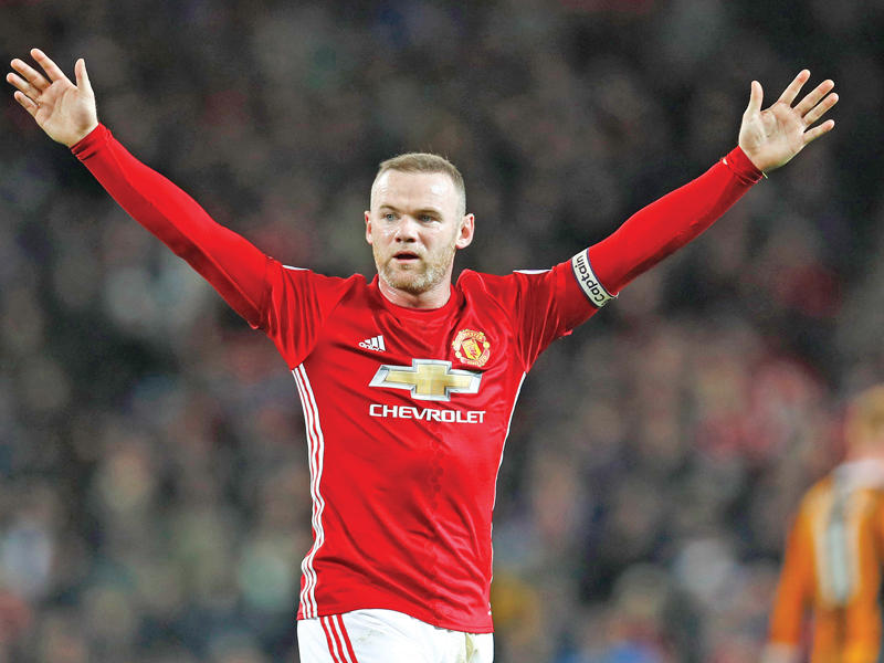  النجم الانكليزي واين روني 