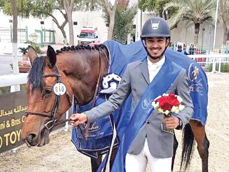  الفارس الكويتي راكان الحساوي