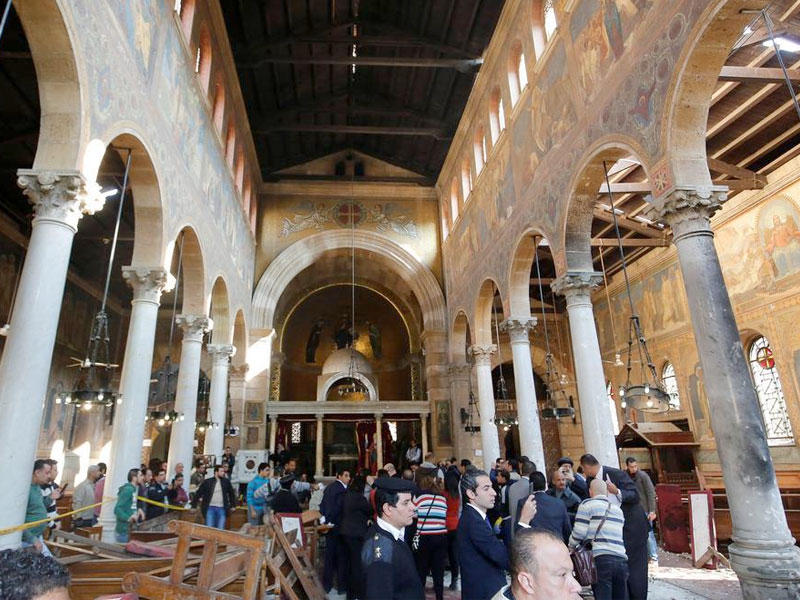  الهجوم الذي وقع في ديسمبر الماضي استهدف المصلين المسيحيين أثناء قداس في الكنيسة البطرسية 