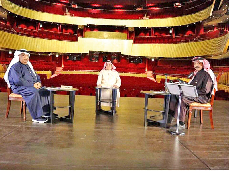 داود الشريان متوسطاً الرويشد وشعيل