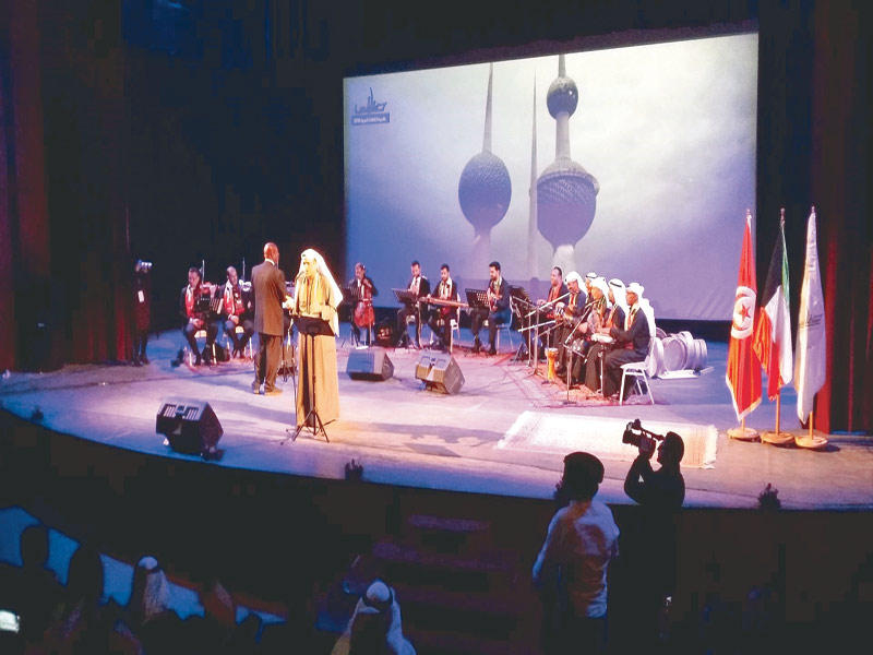 محمد البلوشي خلال حفل الافتتاح