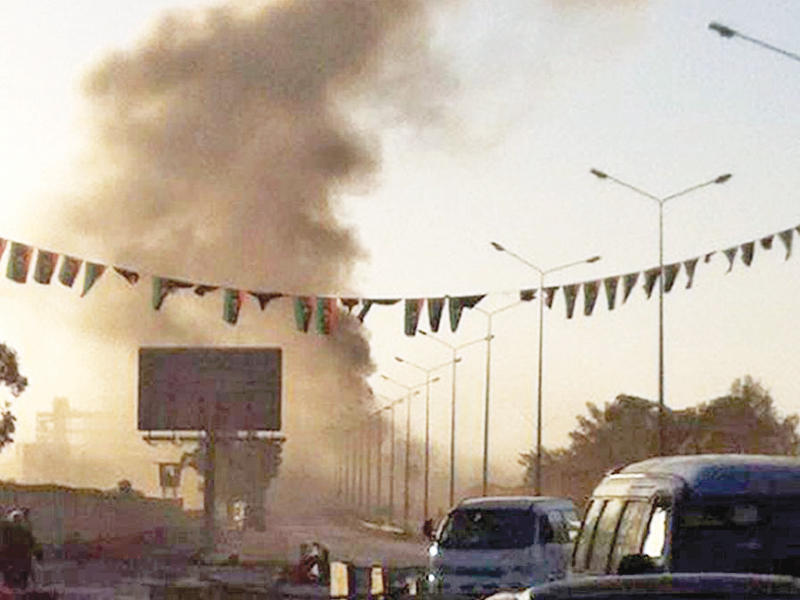 التفجير الذي استهدف نقطة تفتيش عسكرية غربي بنغازي أمس