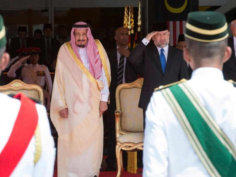 استقبال حافل للعاهل السعودى الملك سلمان