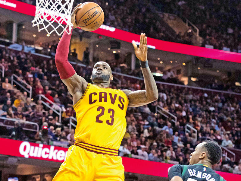 ليبرون جيمس نجم كليفلاند