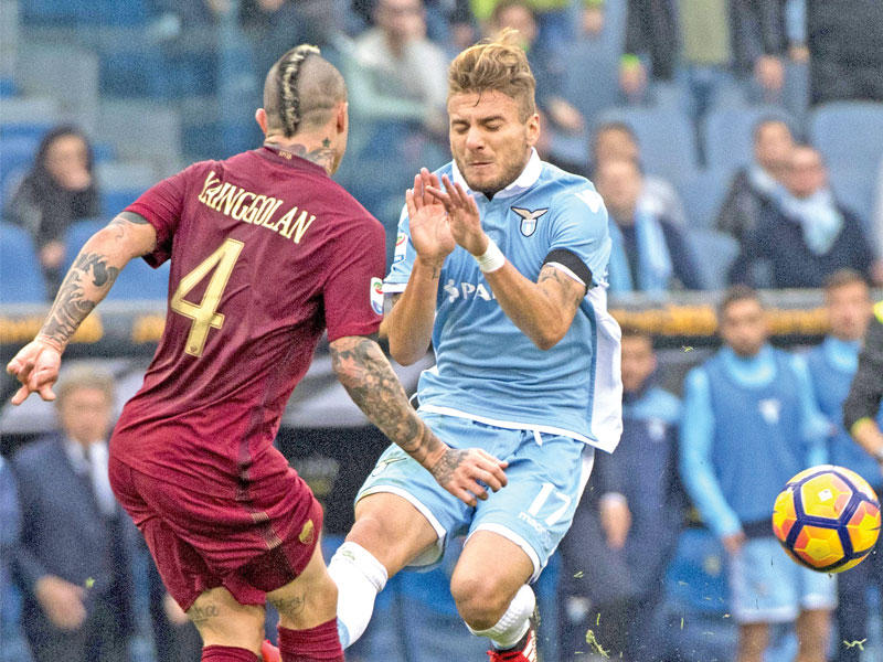 ناينغولان نجم روما وإيموبيلي نجم لاتسيو 