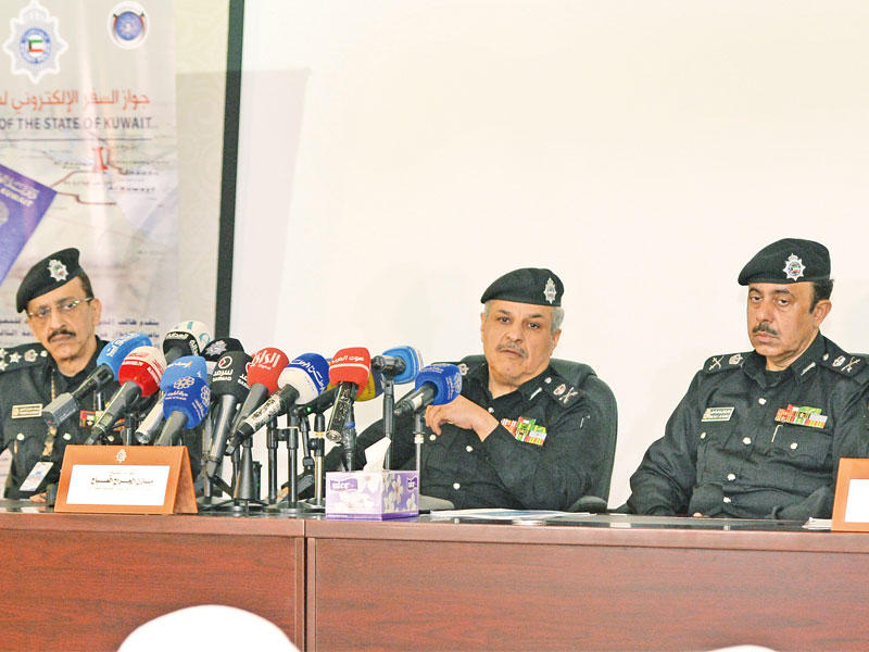 الجراح والمعيلي والسنين والحشاش خلال المؤتمر الصحافي (تصوير نوفل إبراهيم)