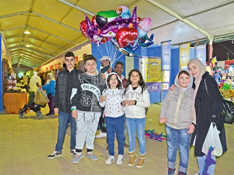 لمى ويوسف ولانا وكيكي وأحمد ومحمد عمرn