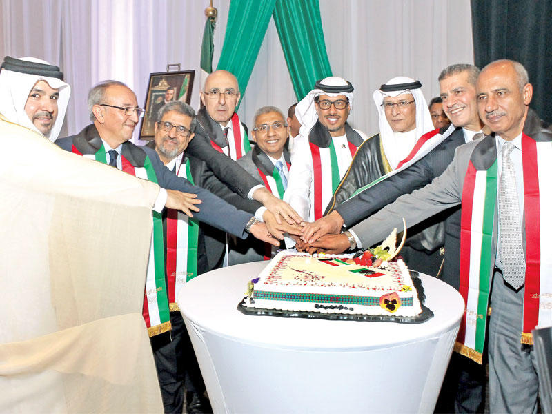 جانب من احتفال سفارة الكويت لدى المكسيك 