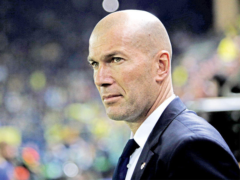  زين الدين زيدان المدير الفني لريال مدريد