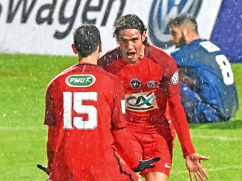 كافاني وباستوري نجما باريس سان جرمان