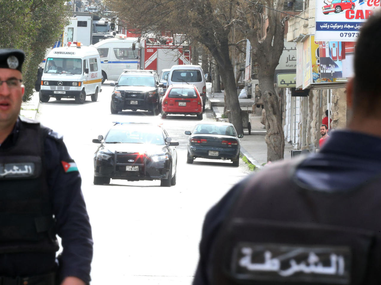 عناصر من الشرطة الأردنية