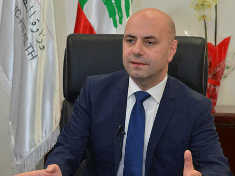 نائب رئيس الحكومة اللبنانية و وزير الصحة غسان حاصباني