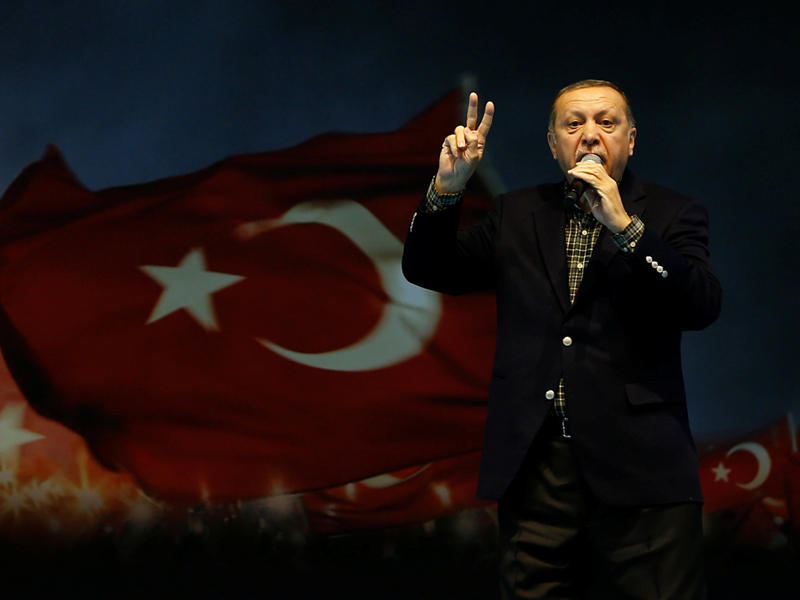  الرئيس التركي رجب طيب إردوغان