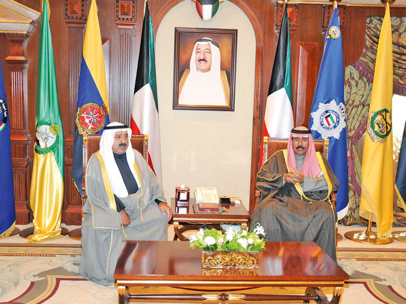 ولي العهد مستقبلاً وزير الديوان أمس 