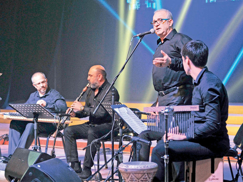 جانب من الحفل التركي في مركز اليرموك  