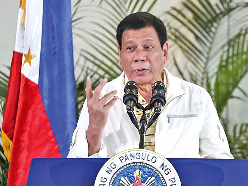  الرئيس رودريغو دوتيرتي