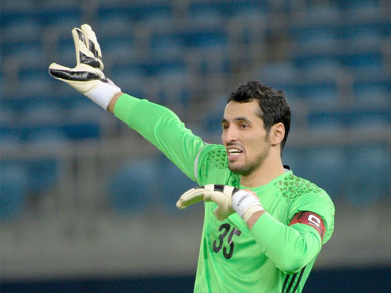  حارس المرمى خالد الرشيدي