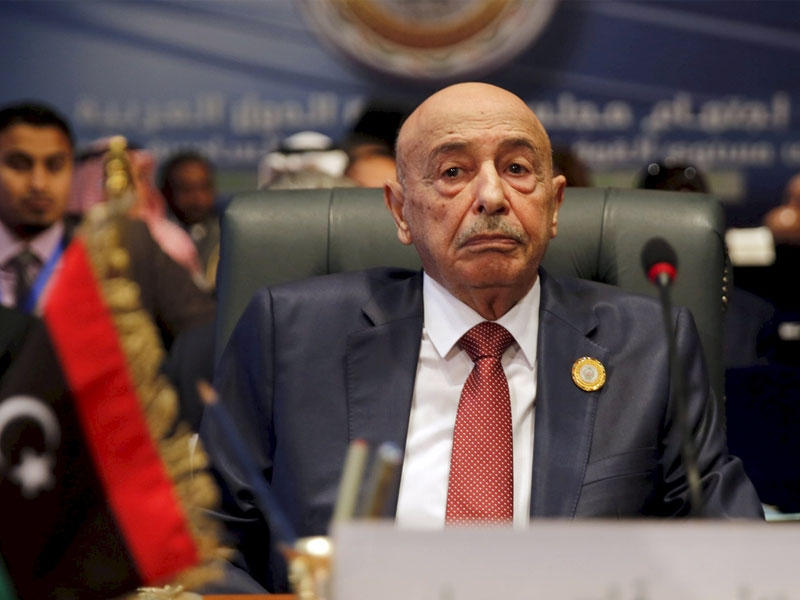  رئيس البرلمان الليبي المستشار عقيلة صالح