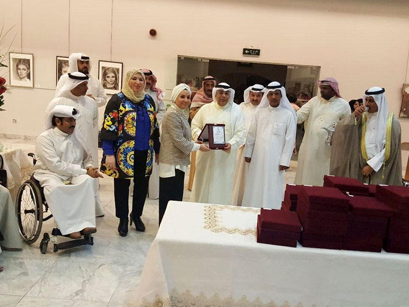 جانب من تكريم المشاركين