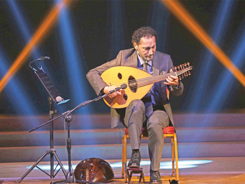 نصير شمة (تصوير جورج ريجي)