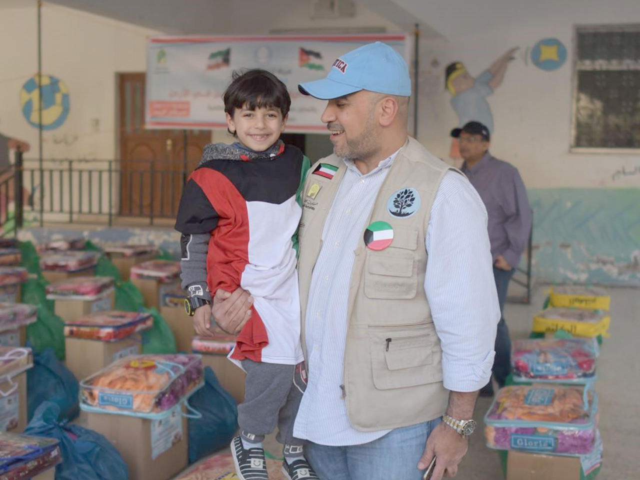 جانب من العطاء الإنساني لدولة الكويت في الأردن 