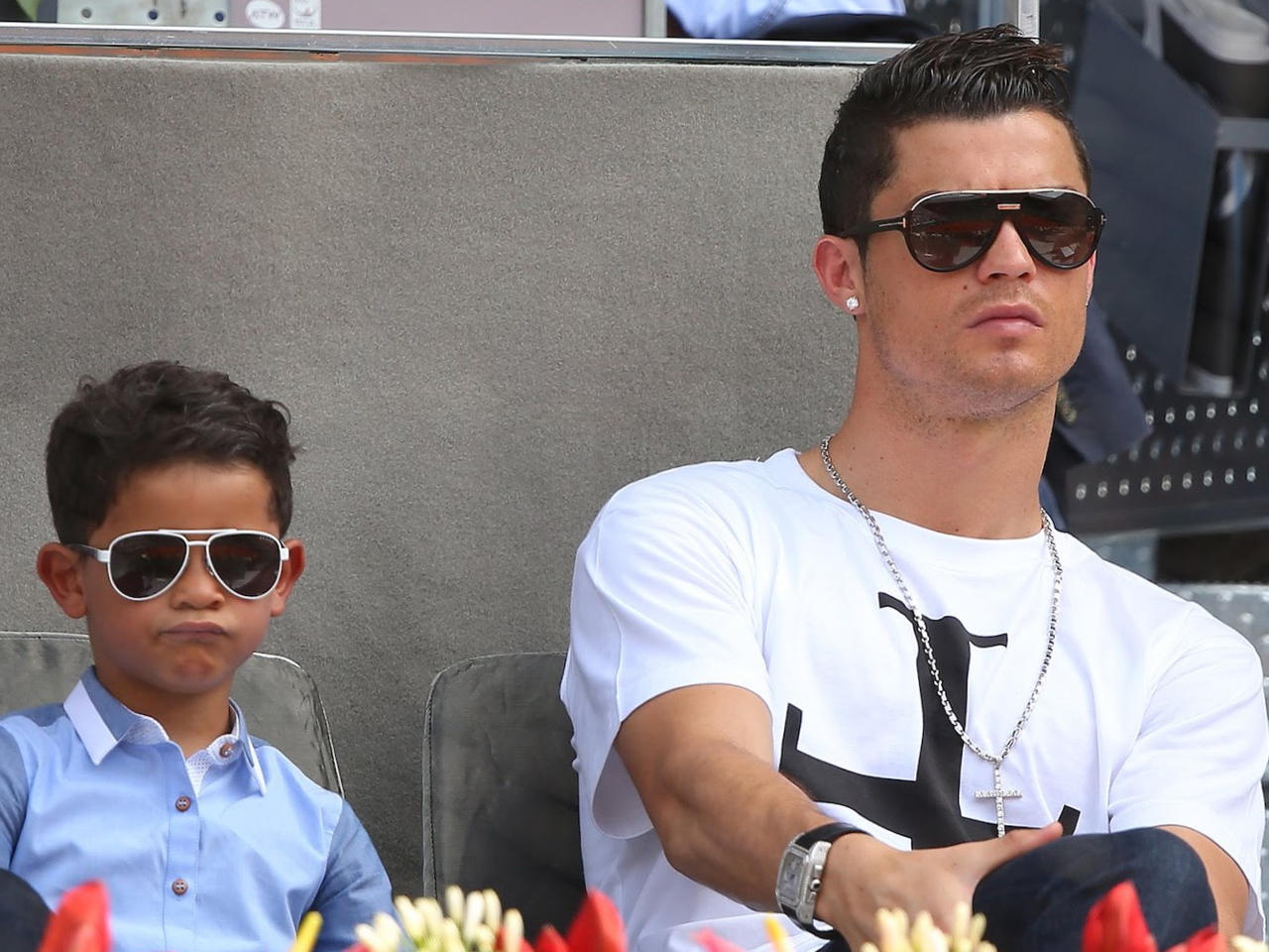 كريستيانو رونالدو وابنه كريستيانو جونيور