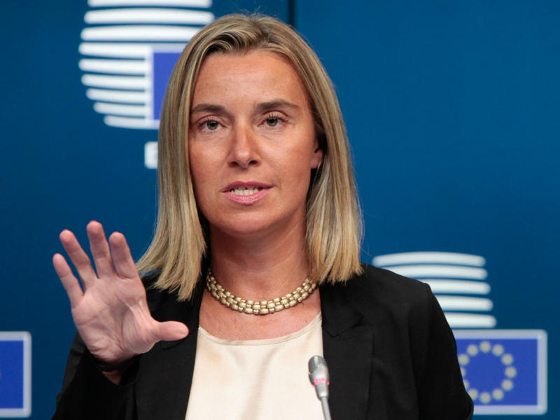 وزيرة خارجية الاتحاد فيديريكا موغيريني