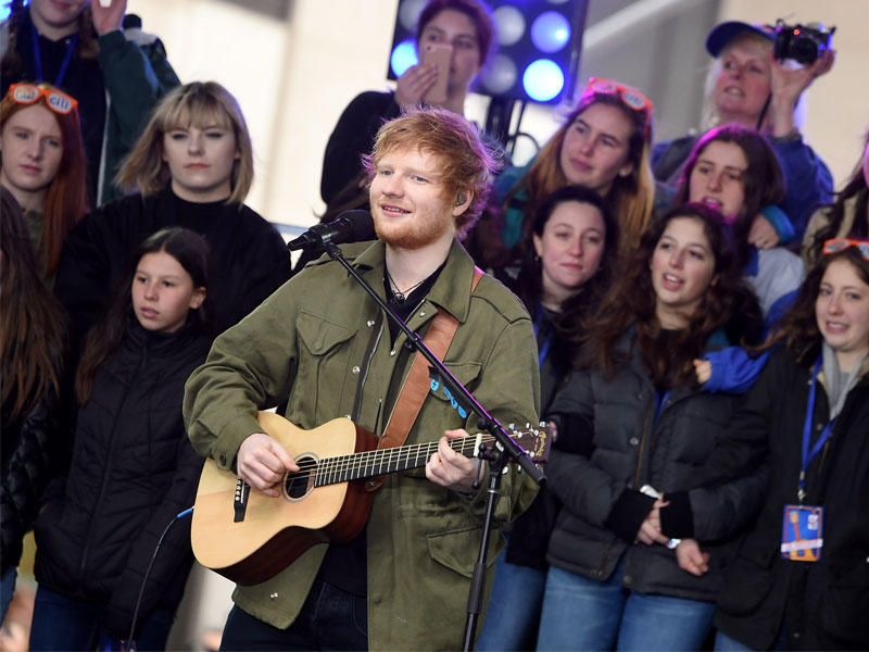  نجم البوب البريطاني إد شيران