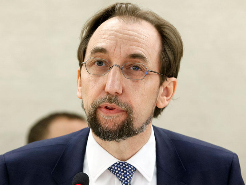 المفوض السامي لحقوق الإنسان الأمير زيد رعد الحسين