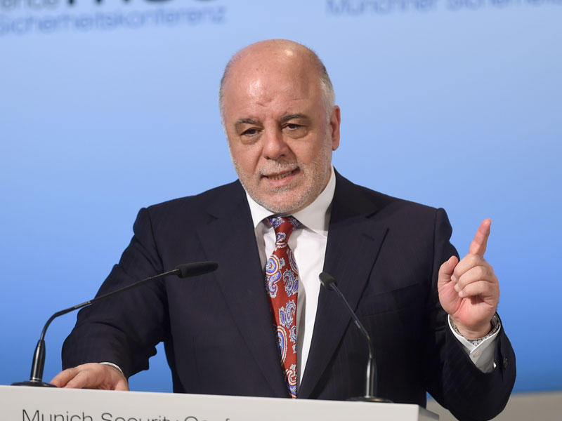  رئيس الوزراء العراقي حيدر العبادي