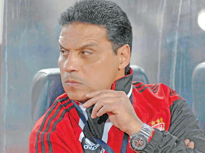 حسام البدري مدرب نادي الأهلي المصري