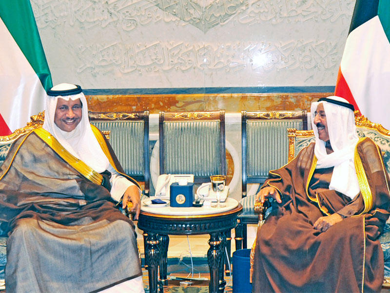 الأمير مستقبلاً المبارك أمس