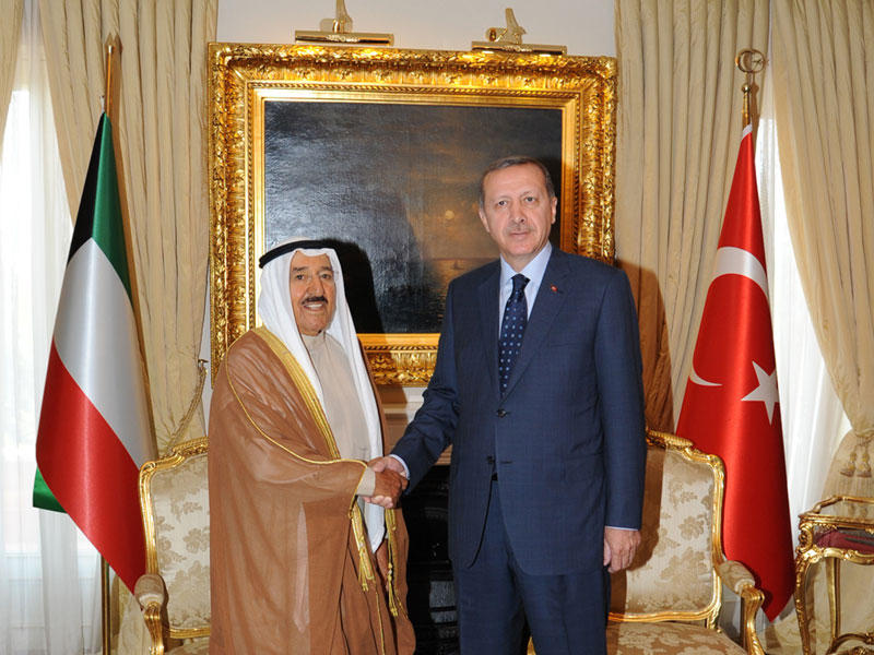  زيارة سمو أمير البلاد الشيخ صباح الاحمد لتركي