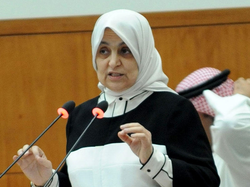  وزيرة الشؤون الاجتماعية والعمل وزيرة الدولة لشؤون التخطيط والتنمية هند الصبيح