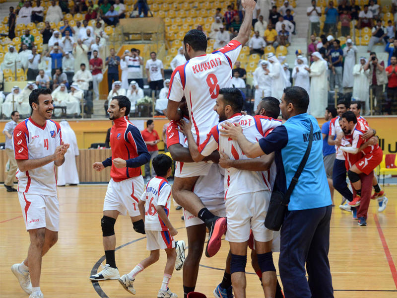 صورة أرشيفية لفريق نادي الكويت لكرة الطائرة
