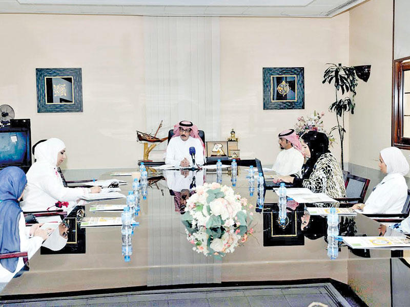 جانب من المؤتمر الصحافي