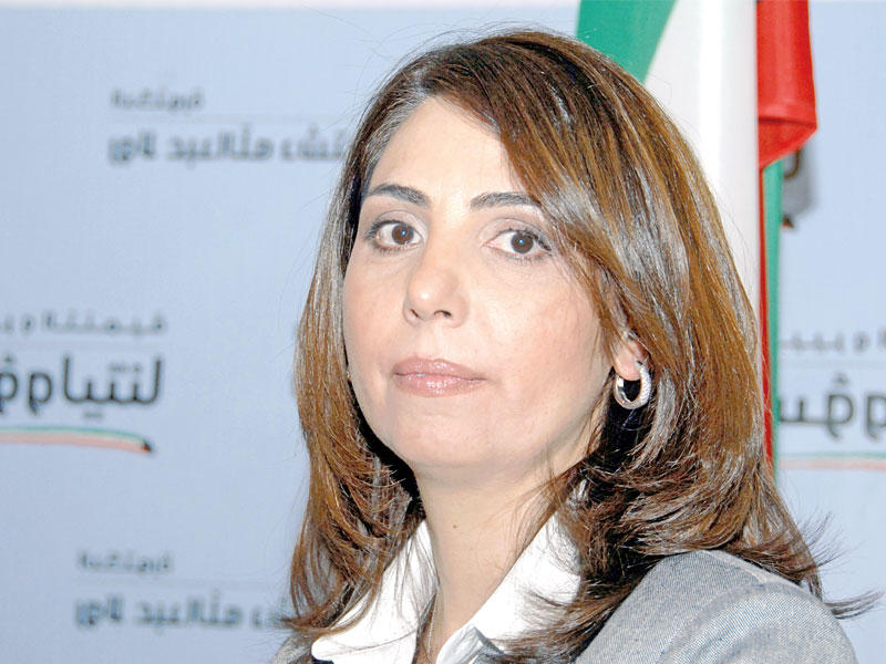 وزيرة التخطيط والتنمية والنائب السابق د. رولا دشتي