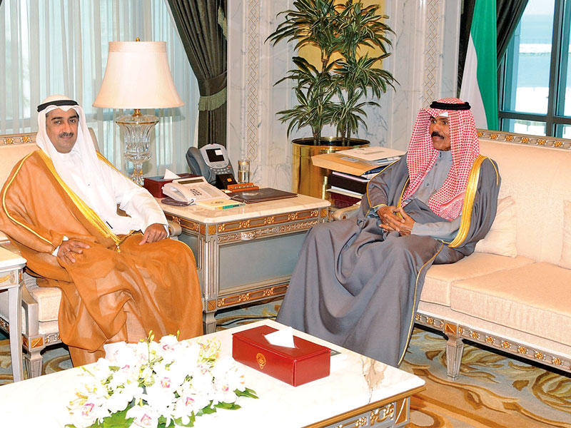 نائب الأمير مستقبلاً العلي أمس