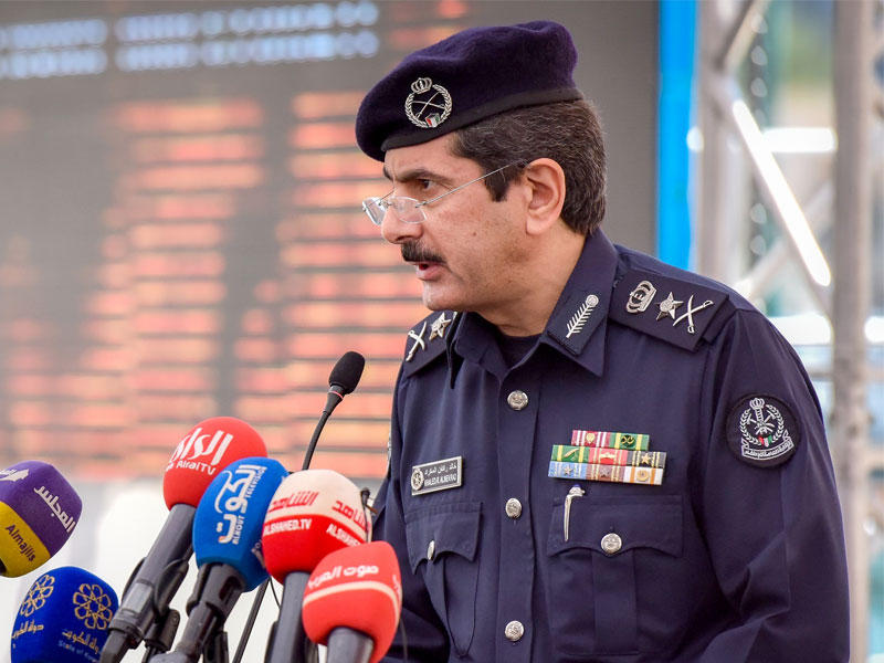 المدير العام للإدارة العامة للإطفاء الفريق خالد المكراد