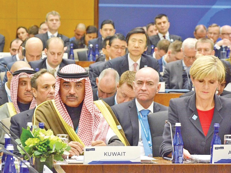 «الخالد مترئساً وفد الكويت في اجتماع التحالف الدولي لمواجهة «داعش»n