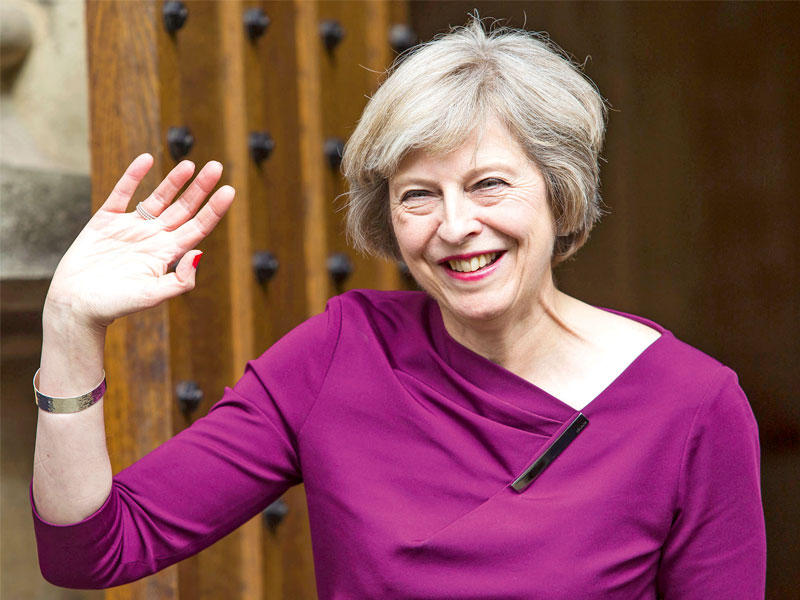 رئيسة الوزراء البريطانية تيريزا ماي