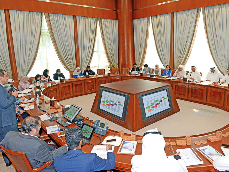 المشاركون في اجتماع مشروع تطوير الأداء الوطني بـ»المحاسبة «