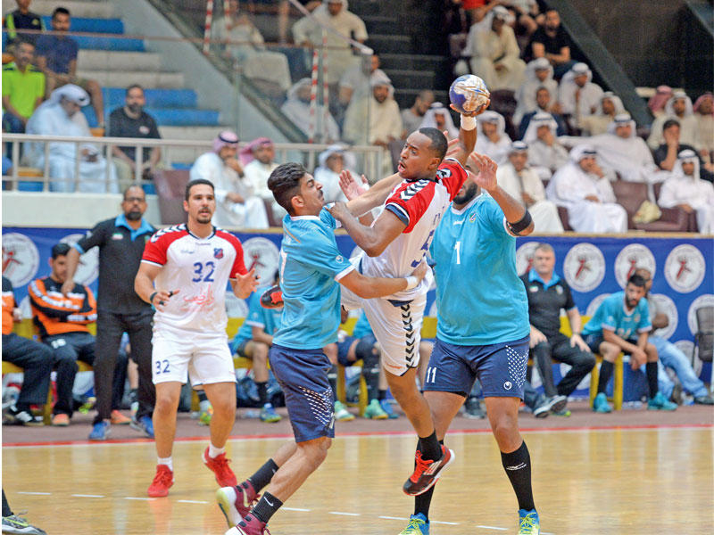 جانب من لقاء سابق بين الكويت والسالمية 