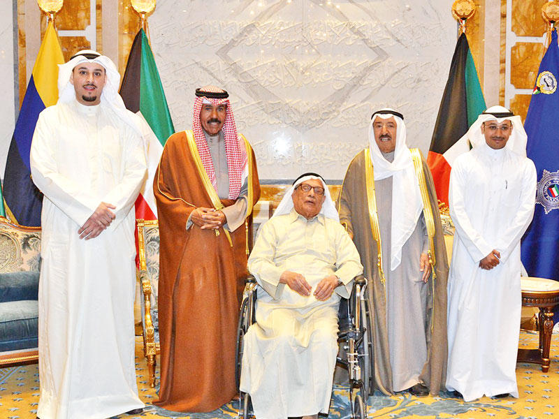   صاحب السمو مستقبلاً العجيري أمس