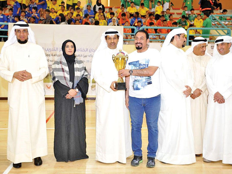 جانب من المهرجان الختامي لمشروع مراكز التدريب الرياضي المشتركة